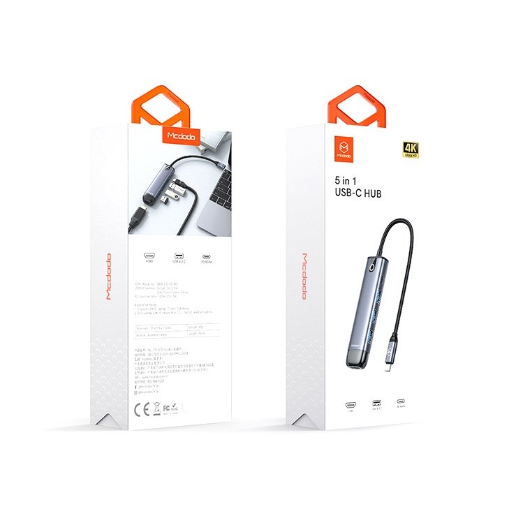 Mcdodo HU-7750 5 in 1 USB-C Hub 100W