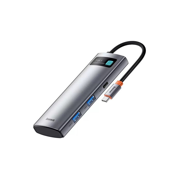 Baseus Metal Gleam Series/ Starjoy 7 in 1 Multifunctional Type-C Hub