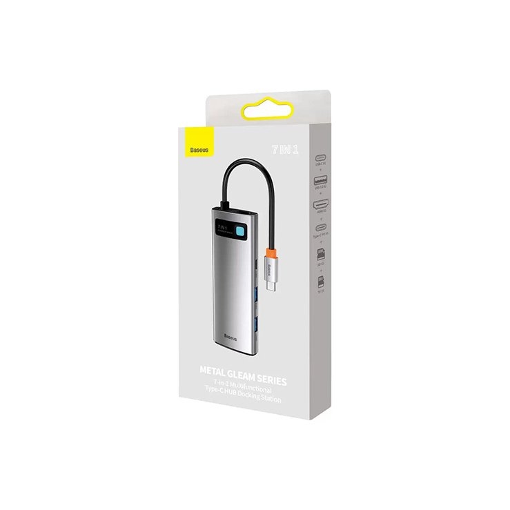 Baseus Metal Gleam Series/ Starjoy 7 in 1 Multifunctional Type-C Hub