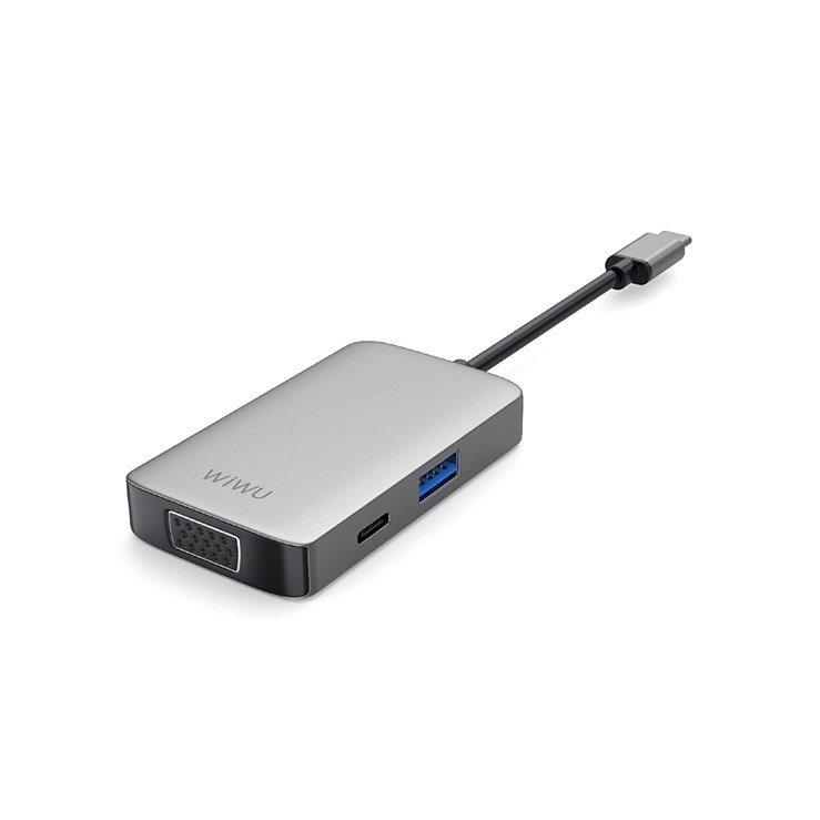 WiWU Alpha 5 in 1 USB-C Hub A513HVP