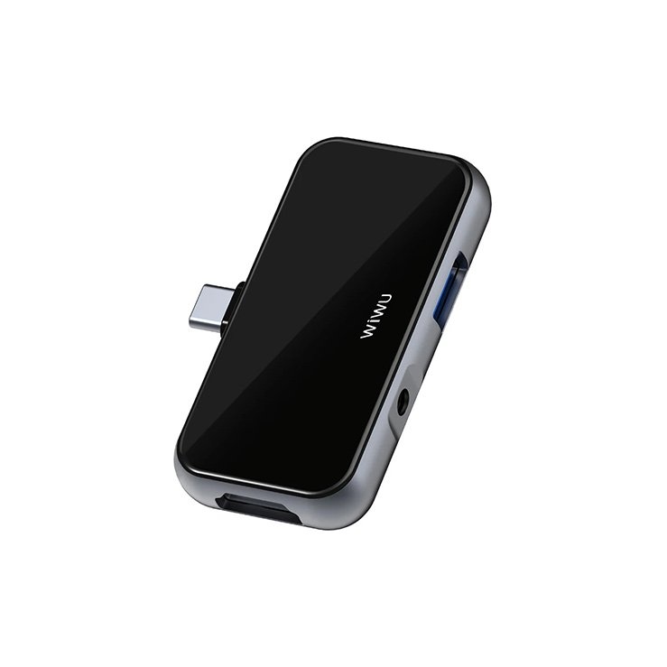 WiWU Alpha 4 in 1 USB-C Hub T5 Pro