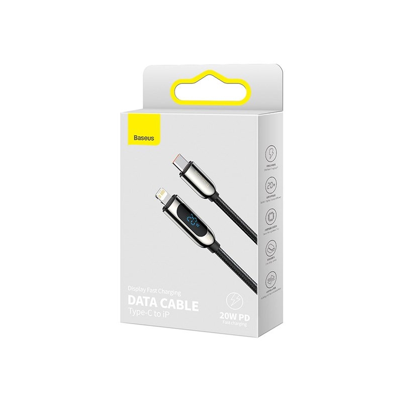 Baseus Display Fast Charging Data Cable Type-C to iP 20W