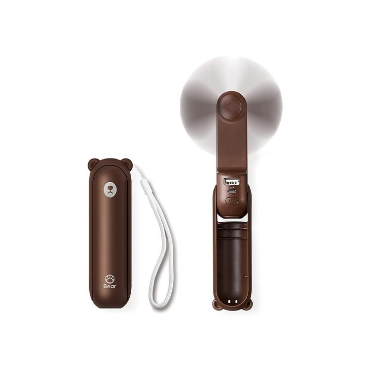 JISULIFE F8X Bear Handheld Foldable Mini Fan