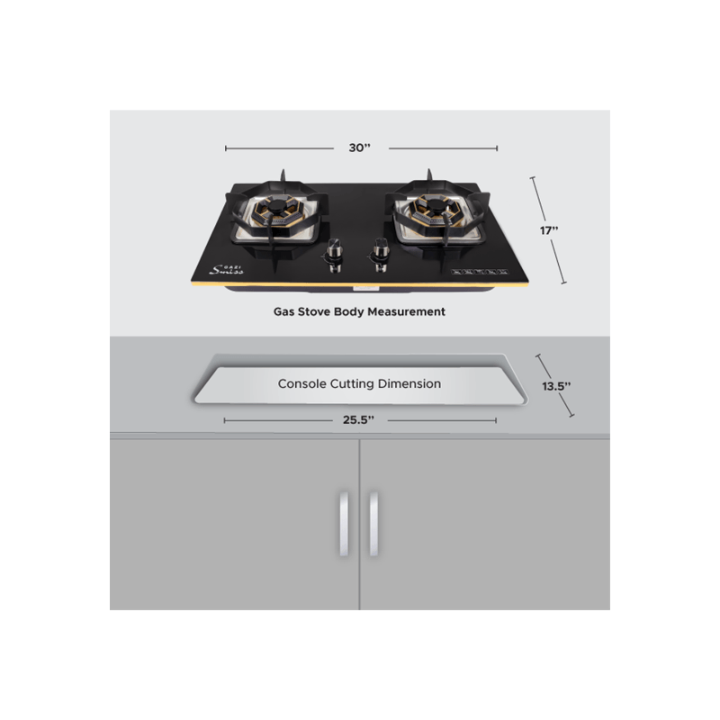Gazi B-242C Smiss Gas Stove