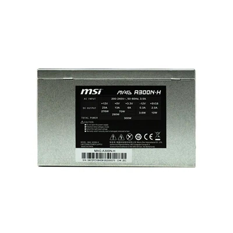 MSI MAG A300N-H 300W 80 Plus Non Modular Power Supply