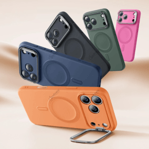 ESR Cloud Soft Magnetic Camera Control with Stand Case for iPhone 17 Series