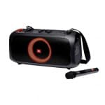 JBL PartyBox On-The-Go Portable party speaker with  wireless mic