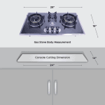 Gazi EG-B712S Smiss Gas Stove