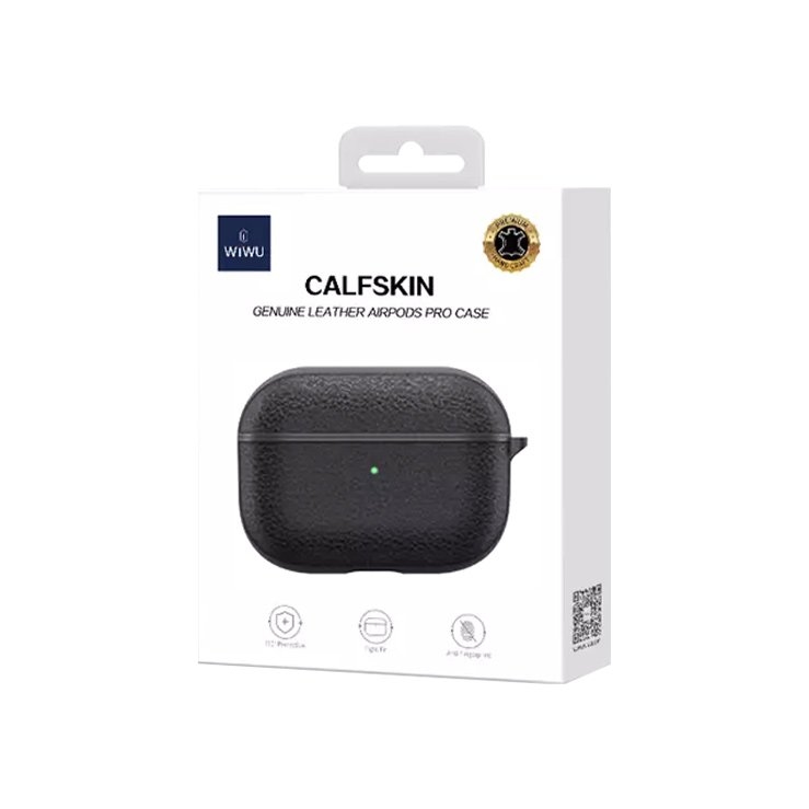 WiWU Calfskin Genuine Leather Case for Airpods Pro