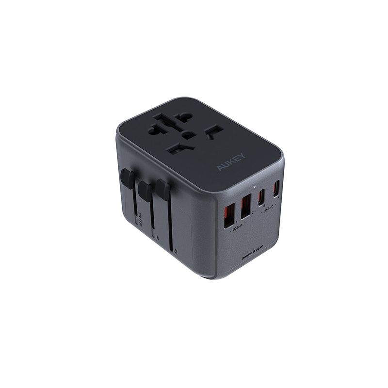 AUKEY Travel Mate 35W Universal Adapter with USB Ports