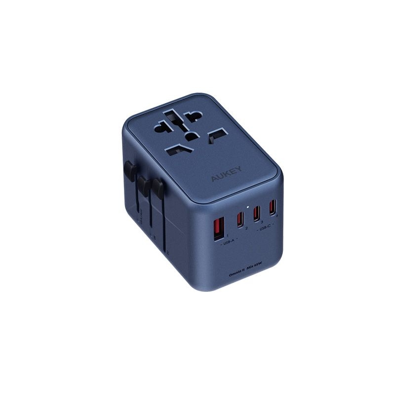 AUKEY Travel Mate 65W GaN Universal Adapter with USB Ports