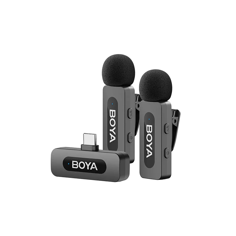 BOYA BY-V20 V2.0 Ultracompact Next-Gen Dual-Channel Type-C Wireless Microphone