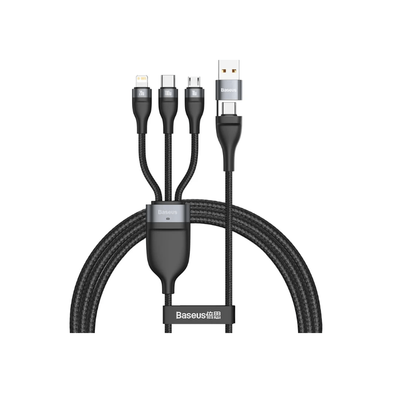 Baseus Flash Series Two For Three Data Cable - 1.2m