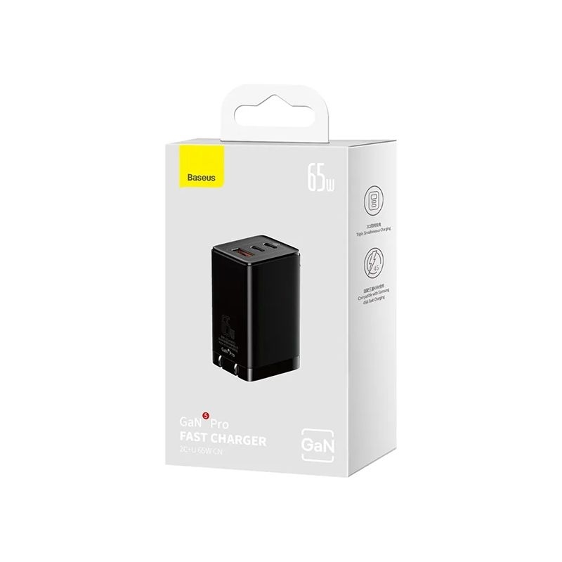 Baseus GaN5 Pro Fast Charger 2C+U 65W CN