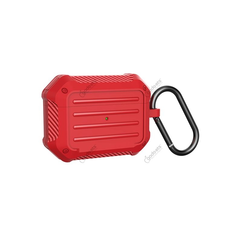 Carbon Fiber Luggage TPU Protective Case For AirPods Pro 2