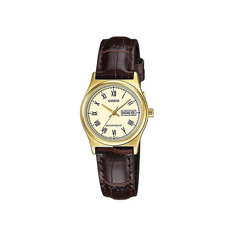 Casio Enticer LTP-V006GL-9B Analog Leather Strap Women’s Watch