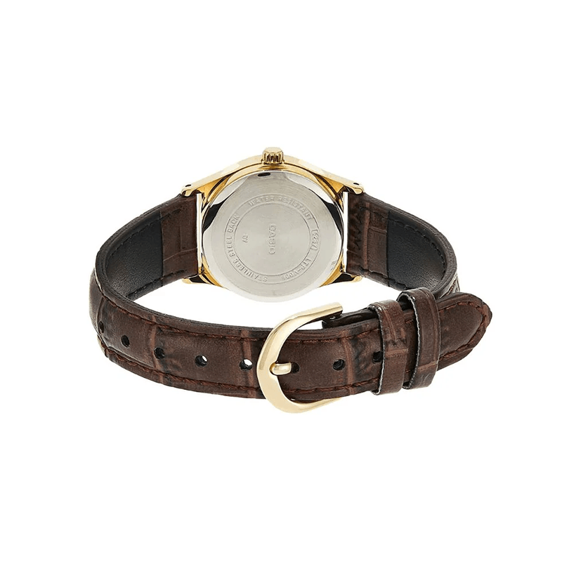 Casio Enticer LTP-V006GL-9B Analog Leather Strap Women’s Watch