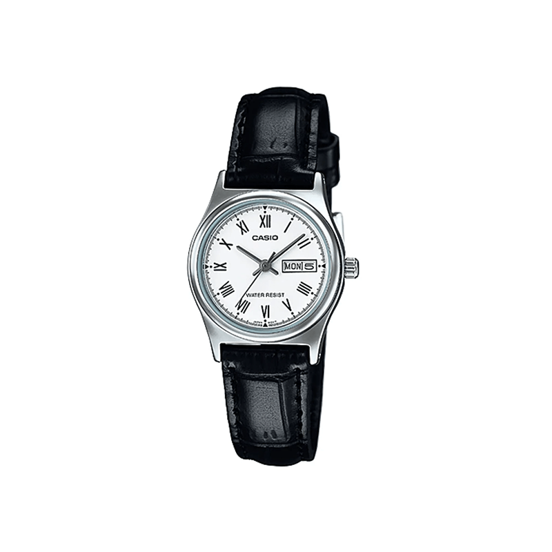 Casio Enticer LTP-V006L-7B Analog Leather Strap Women’s Watch