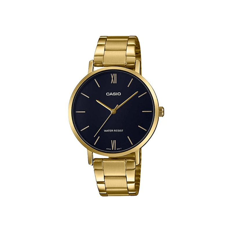 Casio Enticer LTP-VT01G-1B Analog Stainless Steel Women’s Watch