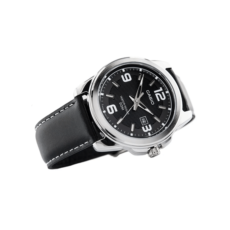 Casio Enticer MTP-1314L-8AV Analog Leather Strap Men's Watch