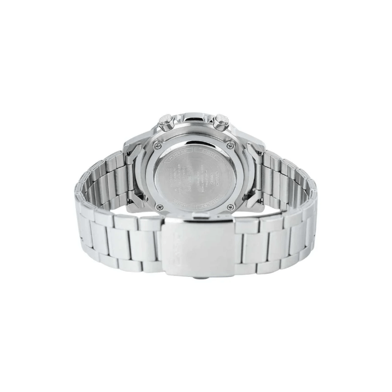 Casio Illuminator AMW-880D-3AVDF Dual Time Stainless Steel Men’s Watch