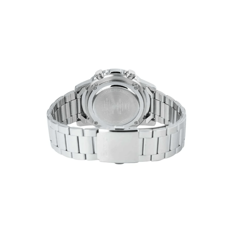 Casio Illuminator AMW-880D-9AVDF Dual Time Stainless Steel Men’s Watch