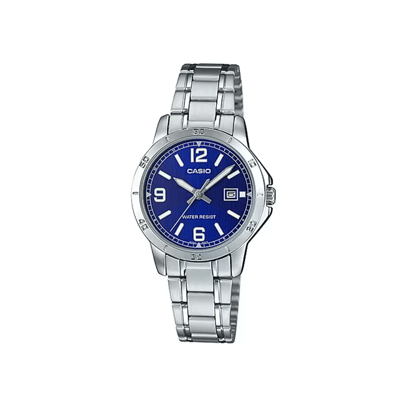 Casio LTP-V004D-2BUDF Stainless Steel Women’s Watch