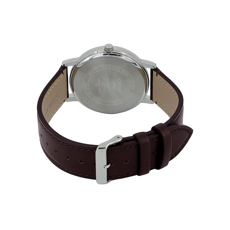 Casio MTP-B130M-4AVDF Leather Band Analog Men's Watch