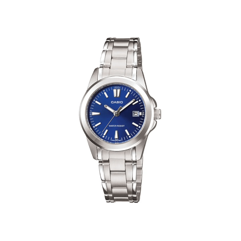 Casio Standard LTP‑1215A‑2A2DF Analog Stainless Steel Women’s Watch