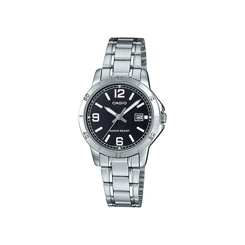 Casio Standard LTP-V004D-1B2UDF Analog Stainless Steel Women's Watch