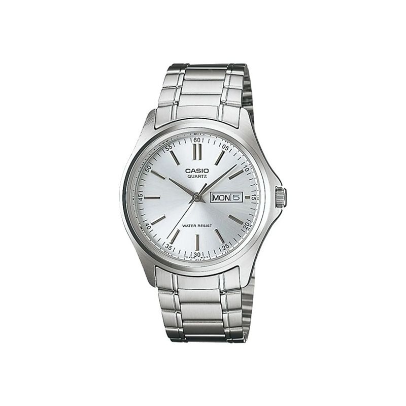 Casio Standard MTP-1239D-7ADF Day Date Stainless Steel Men's Watch