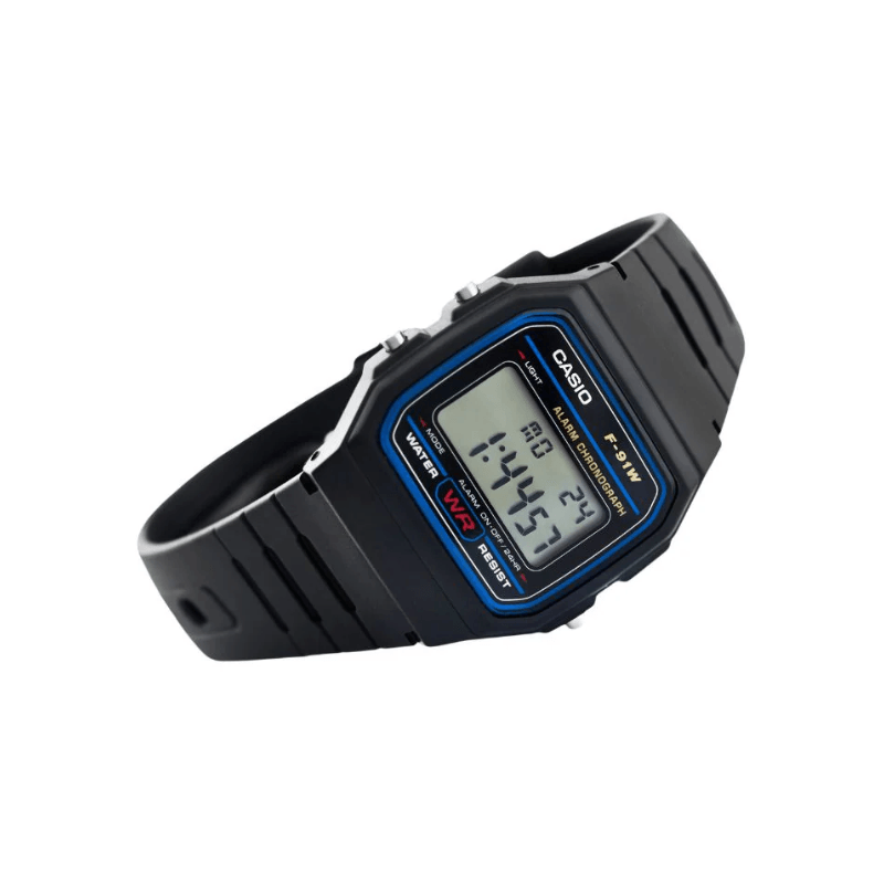 Casio Vintage F-91W-1DG Digital Resin Band Unisex Watch