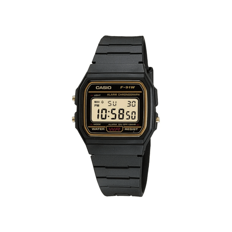 Casio Vintage F-91WG-9QDF Digital Resin Band Unisex Watch