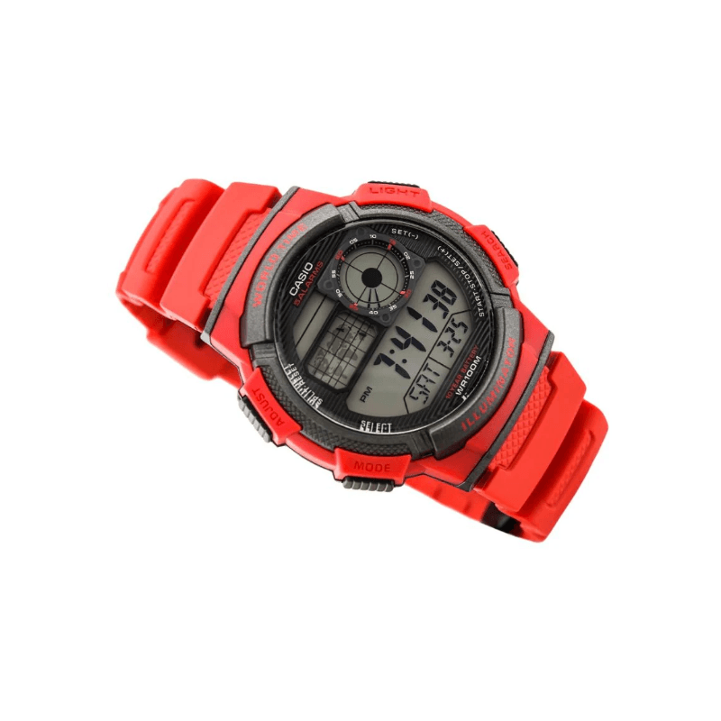 Casio Youth World Time AE-1000W-4AVDF Digital Resin Belt Men’s Watch