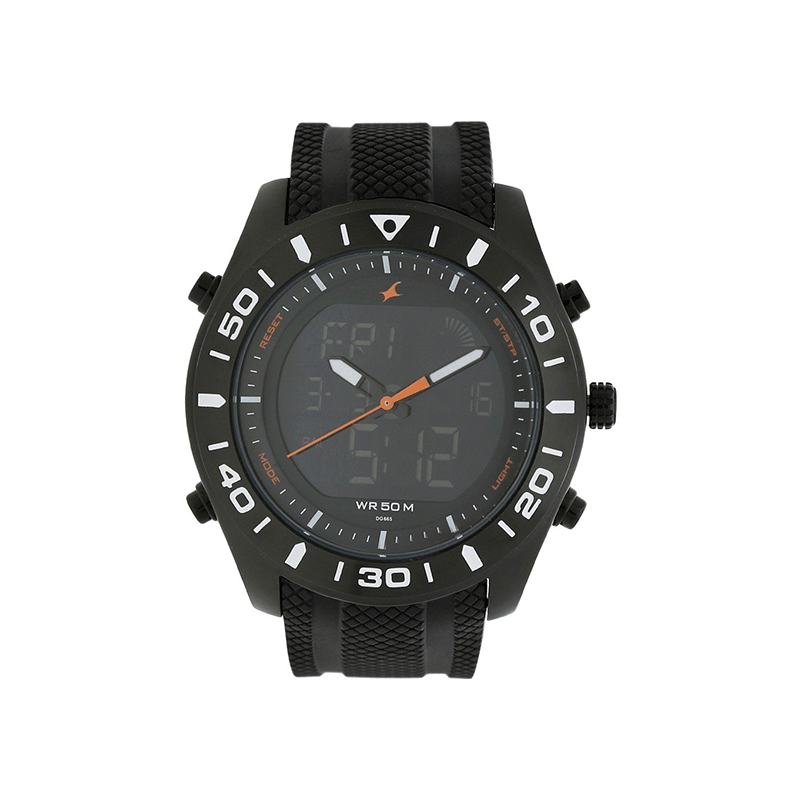 Fastrack 38034NP01 Analog-Digital Rubber Strap Men's Watch