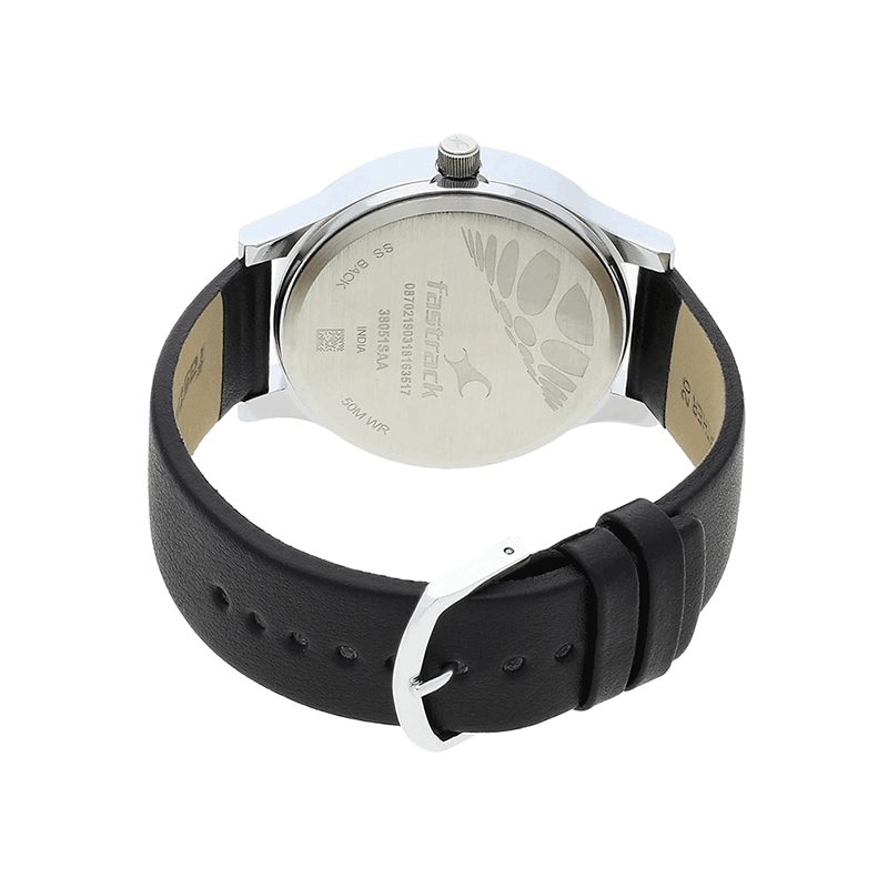 Fastrack Bold 38051SL03 Quartz Analog Leather Strap Men’s Watch
