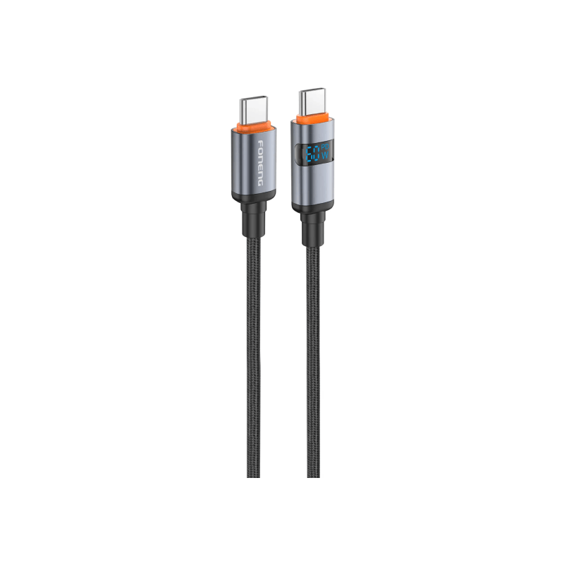 Foneng X116 PD Fast Charging Braided Type- C Cable - 60W