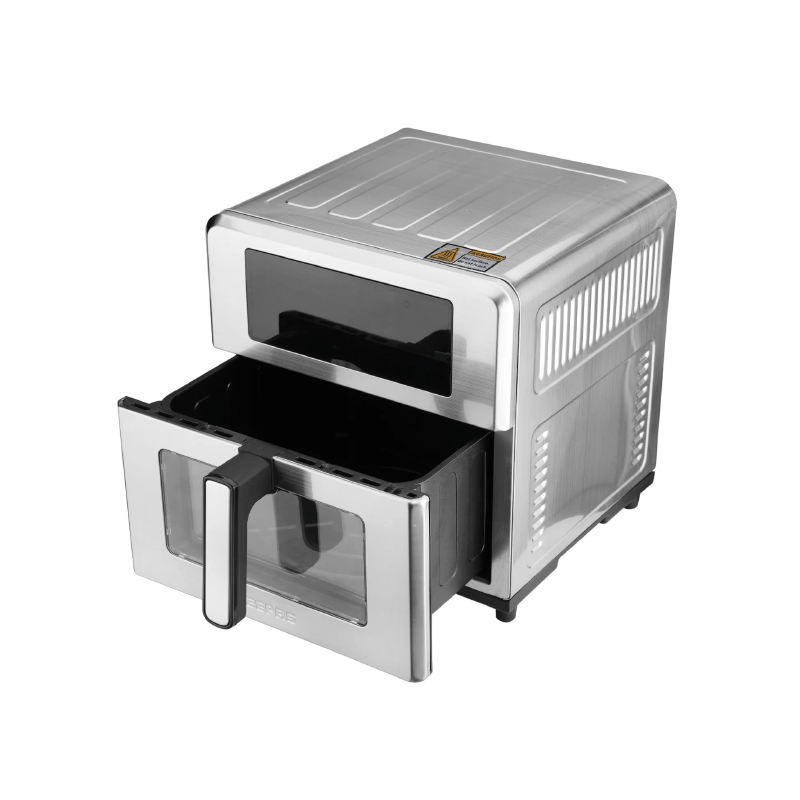 Geepas GAF37546 Digital Air Fryer with Double Heating & Vortex Technology - 10L