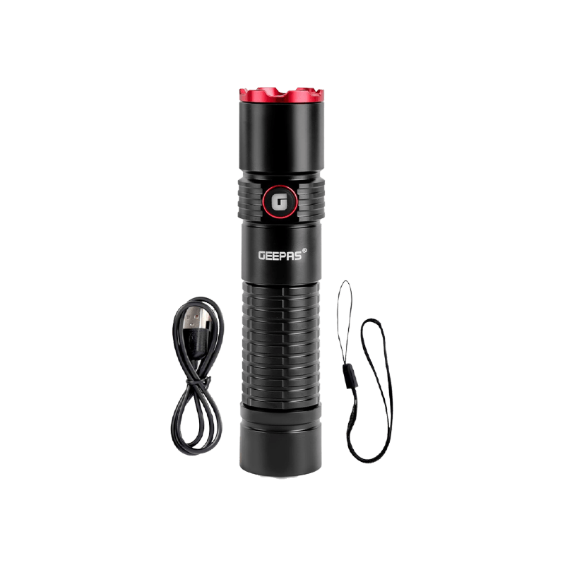 Geepas GFL51065 Rechargeable LED Flashlight