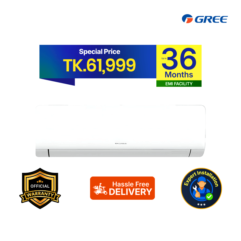 Gree GS-18XCO32 Wall Split Type Air Conditioner - 1.5 Ton