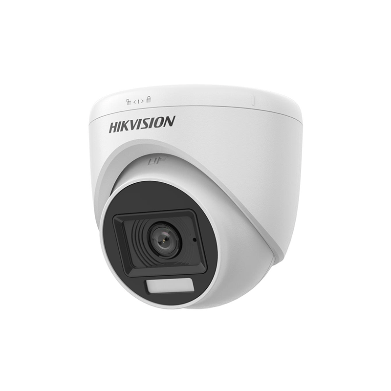 Hikvision DS-2CE76G0T-LPFS 2K Smart Hybrid Light Audio Fixed Turret Camera
