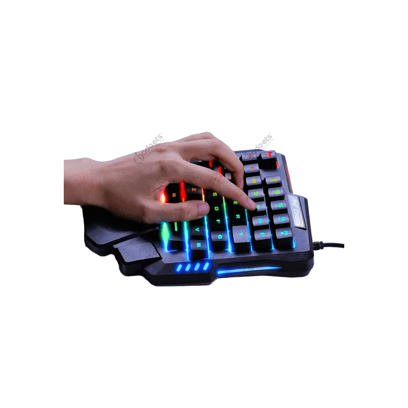 Jedel K601 Single Hand Wired Gaming Keyboard