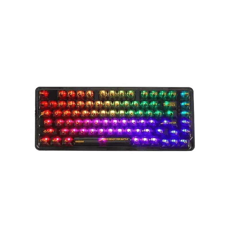 Jedel KL-123 Transparent RGB Mechanical Keyboard