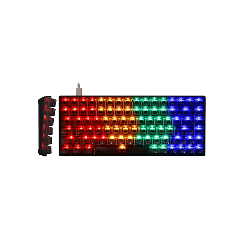 Jedel KL-123 Transparent RGB Mechanical Keyboard