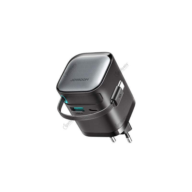 Joyroom JR-TCL02 GaN Charger with Retractable Cable - 65W