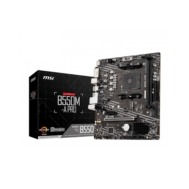 MSI B550M-A PRO DDR4 AMD AM4 Micro ATX Motherboard