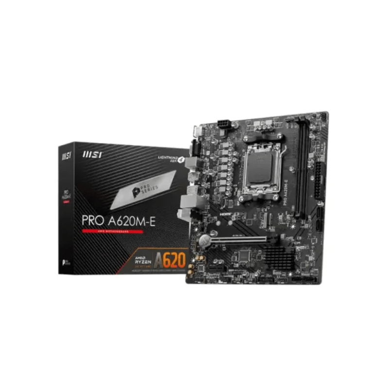 MSI PRO A620M-E AMD AM5 Micro-ATX Motherboard
