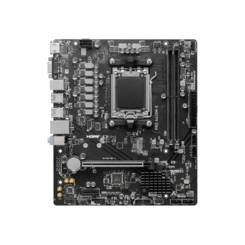 MSI PRO A620M-E AMD AM5 Micro-ATX Motherboard