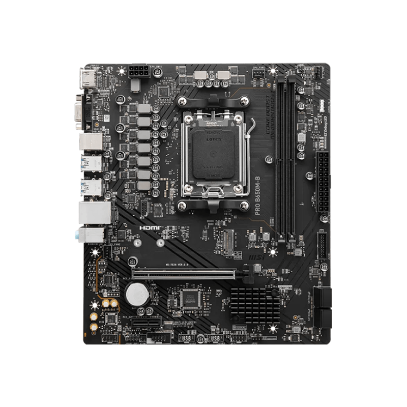 MSI PRO B650M-B AM5 Micro-ATX Motherboard