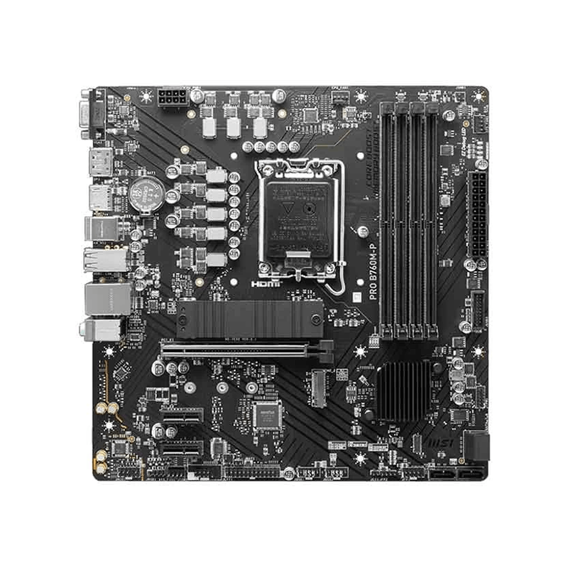 MSI PRO B760M-P DDR5 ATX Motherboard